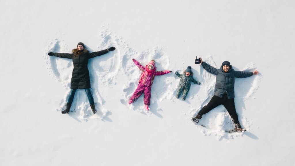 12 consejos para hacer el ángel de nieve perfecto