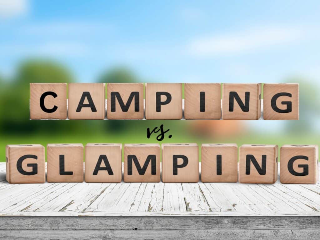 Las diferencias entre acampar y hacer glamping