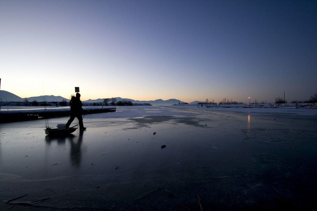 Dónde pescar en el hielo cerca de Salt Lake City, Utah