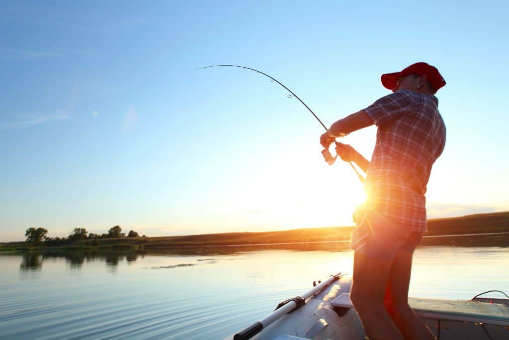 ¿Qué son los dos postes verticales en la parte trasera de un barco de pesca?