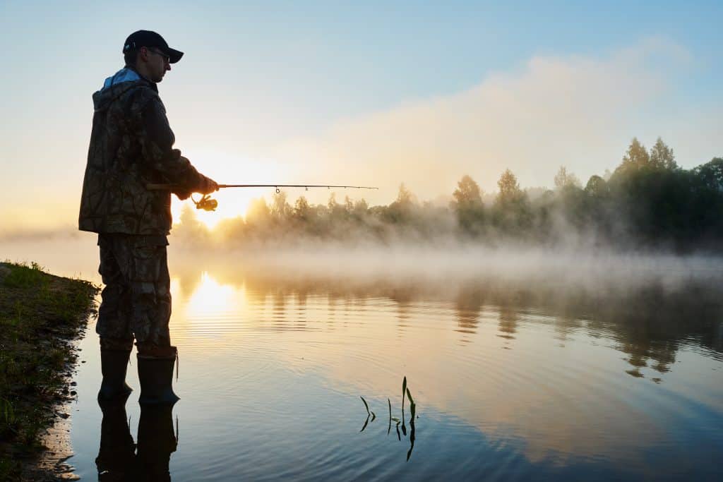 Persona pescando 