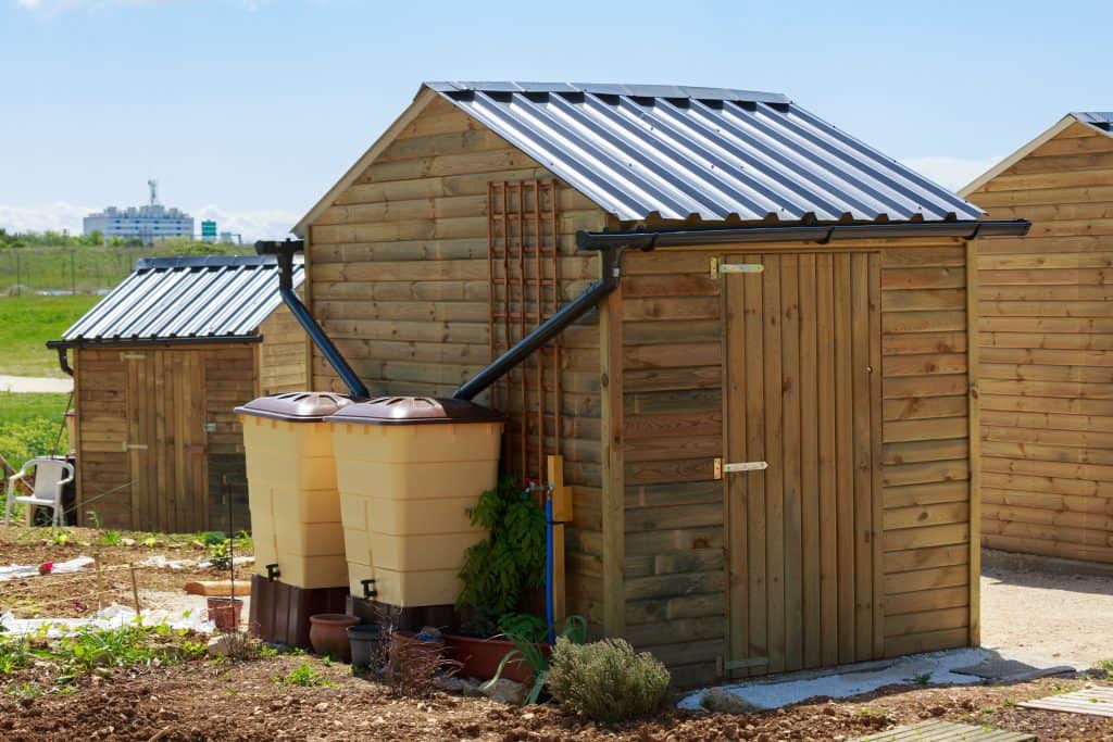 Capture and storing rain water