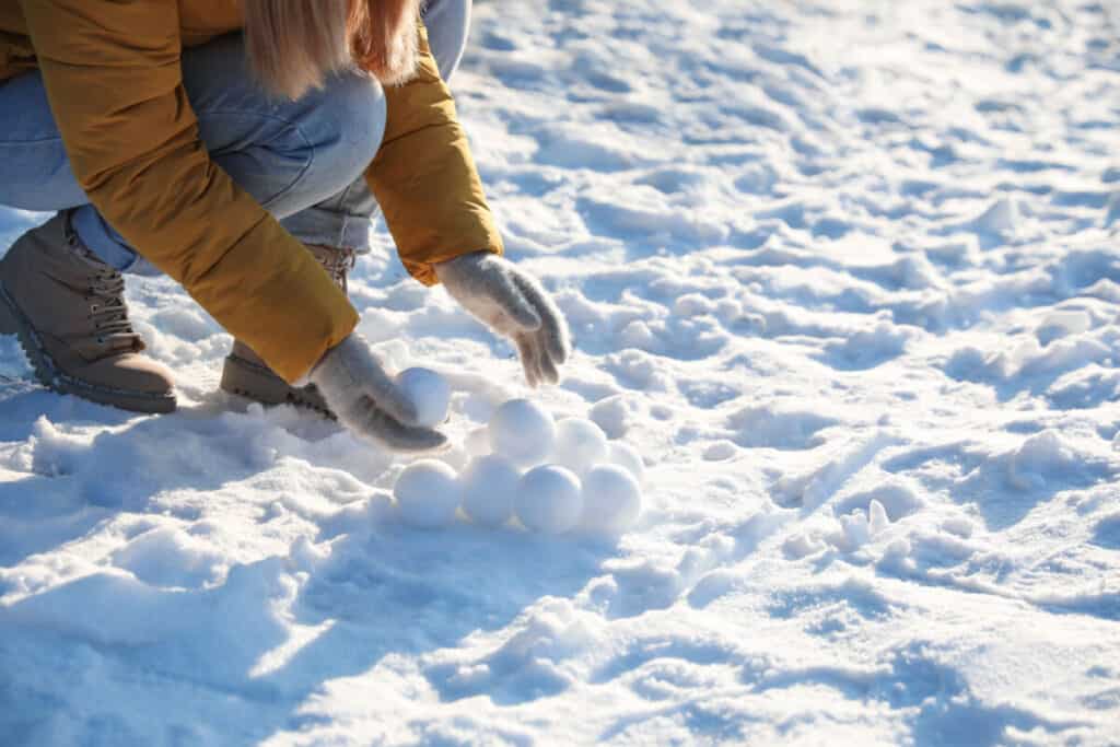 Cómo hacer la bola de nieve perfecta