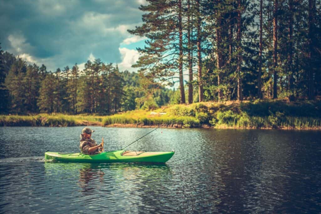 kayak fishing