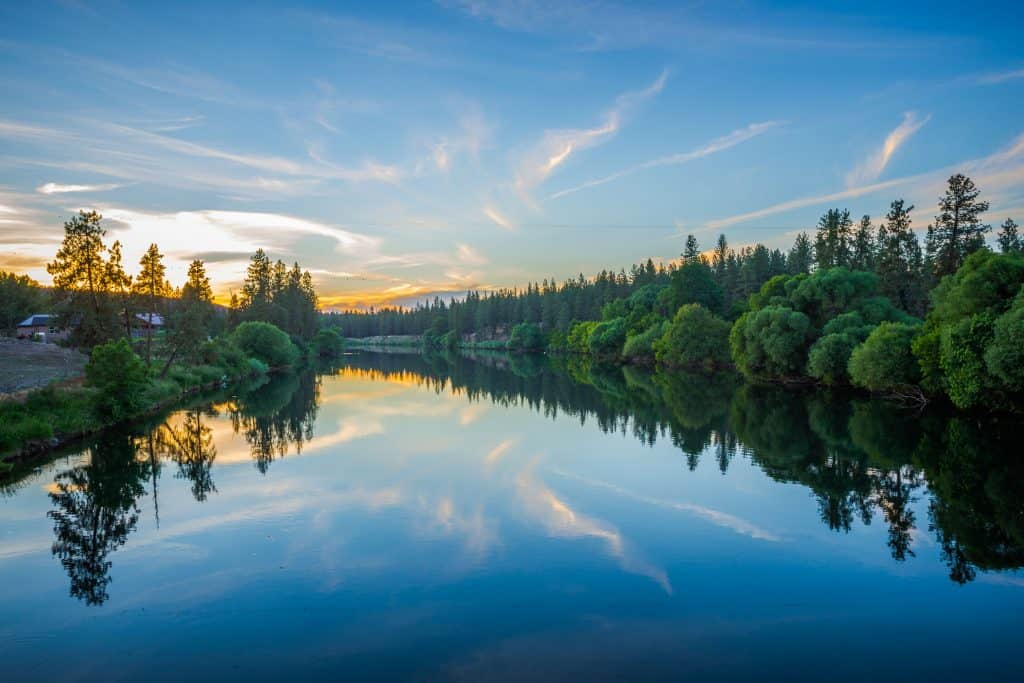 Dónde pescar en el hielo cerca de Spokane, Washington