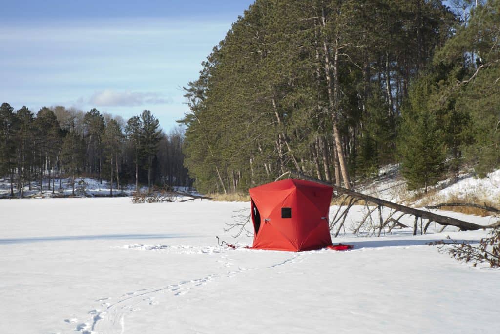 Dónde pescar en el hielo cerca de St. Paul, Minnesota