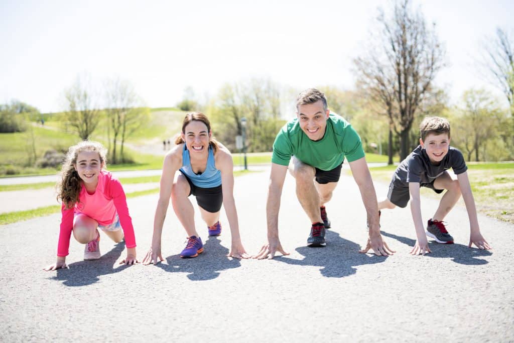 Formas de correr con éxito con tu familia