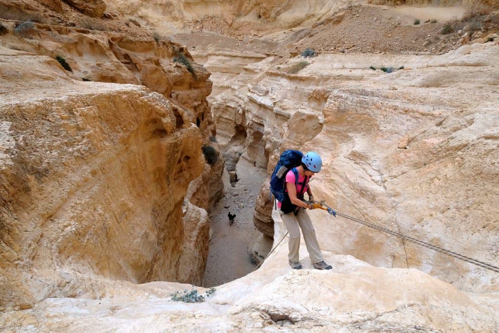 Mejores prácticas para hacer rappel con cuerda dinámica