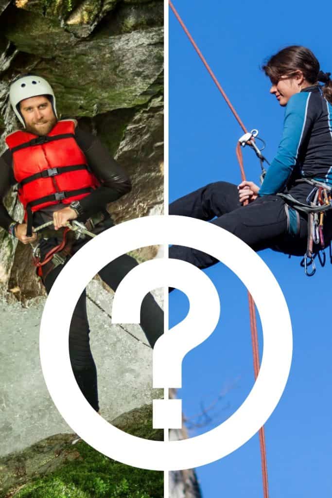 ¿Cuál es la diferencia entre rappel y descenso en rápel?