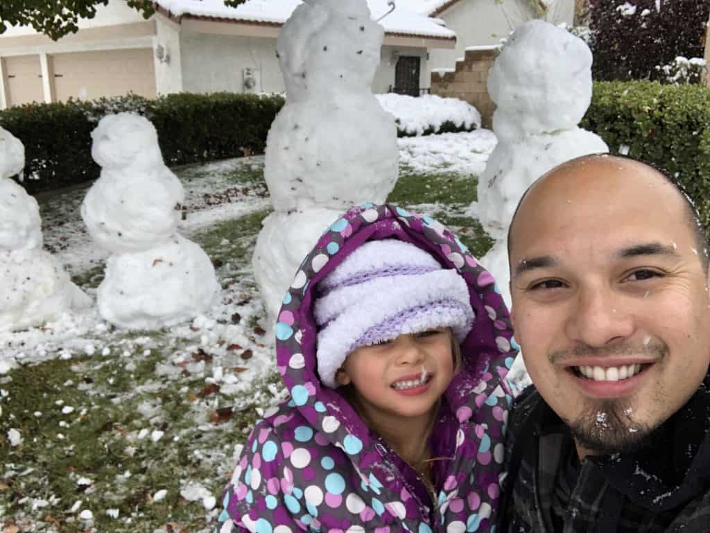 ¿Cuánta nieve necesitas para construir un muñeco de nieve?