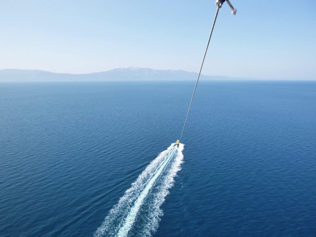 ¿Cuánto mide una cuerda de parasail?