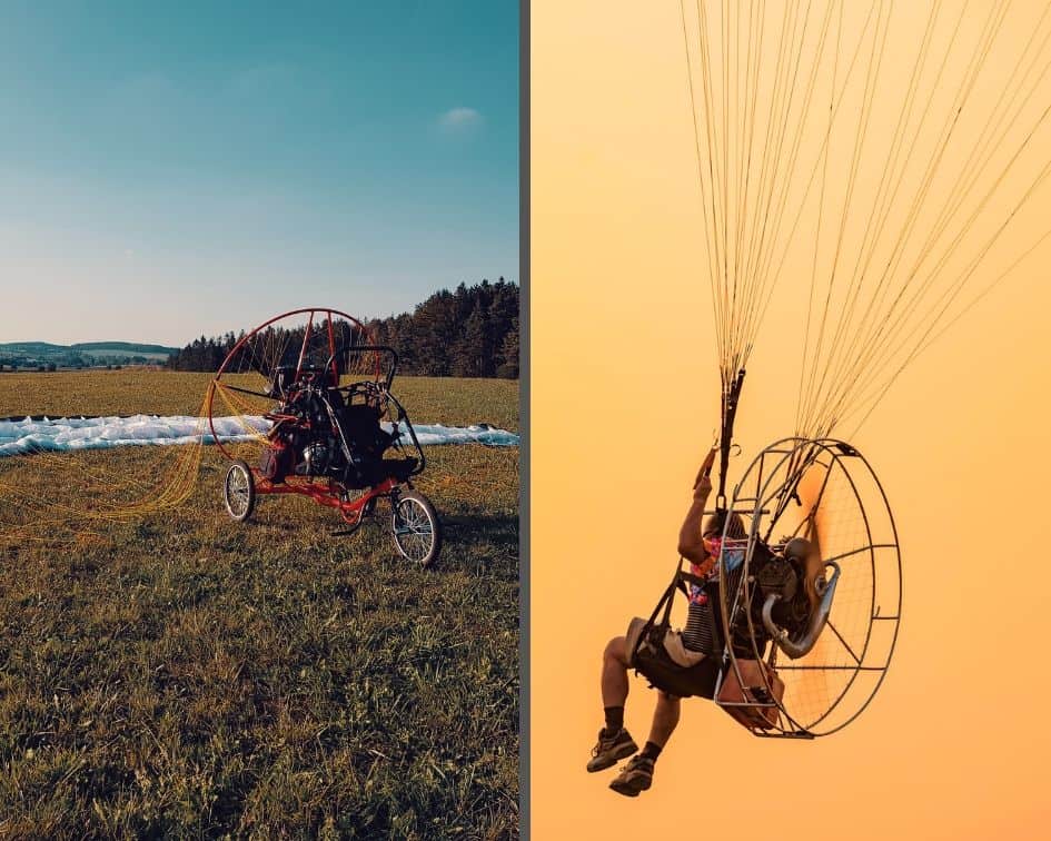 ¿Es más seguro volar un triciclo Paramotor que hacerlo a pie?