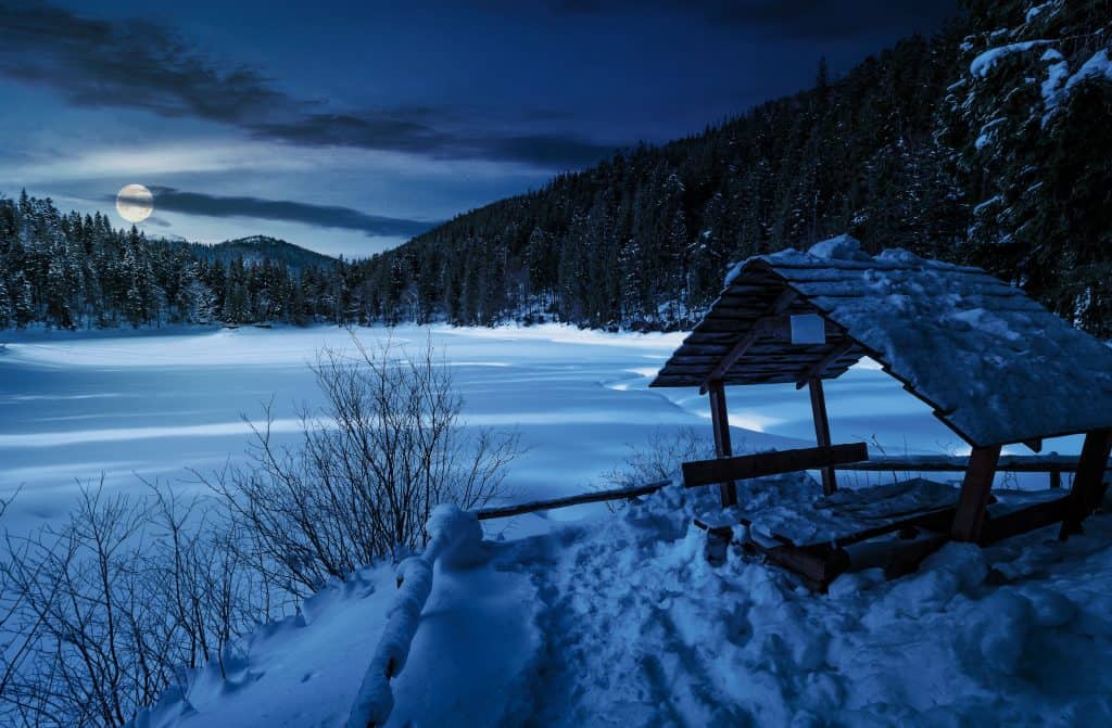 ¿Funciona la pesca en el hielo de noche?